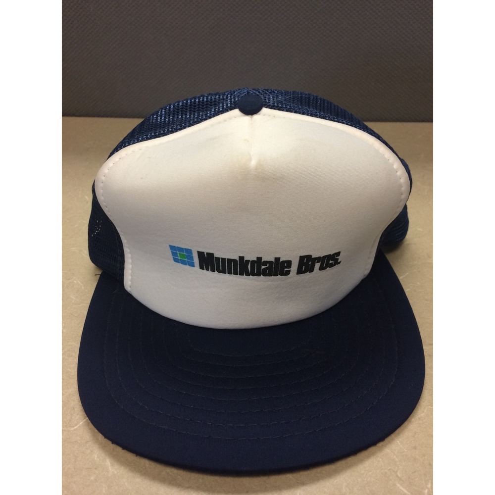 Munkdale Bros Baseball Cap‎ Trucker Hat Snap Back Retro Vintage